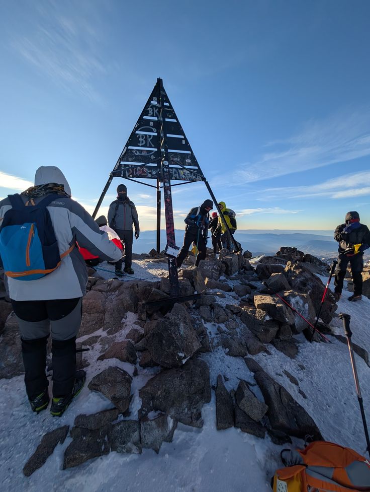 Toubkal summit view